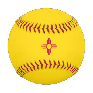 Balle De Baseball Drapeau du Nouveau-Mexique (États-Unis)