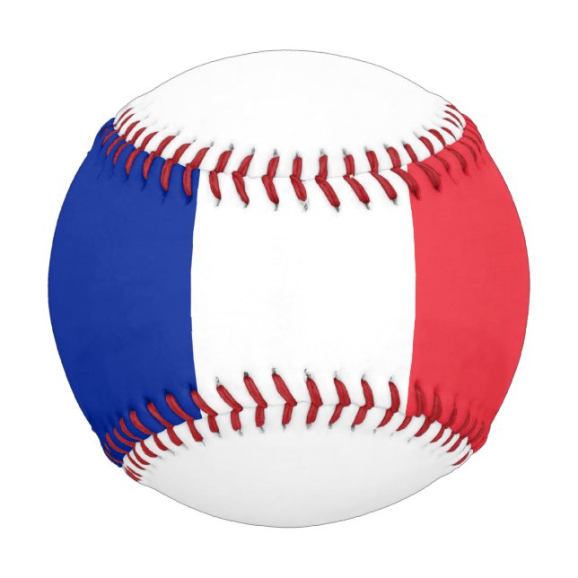 Balle De Baseball Drapeau français (France) (Devant)