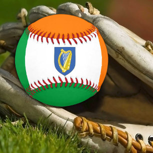 Balle De Baseball Drapeau irlandais & sports irlandais / Balls de ba