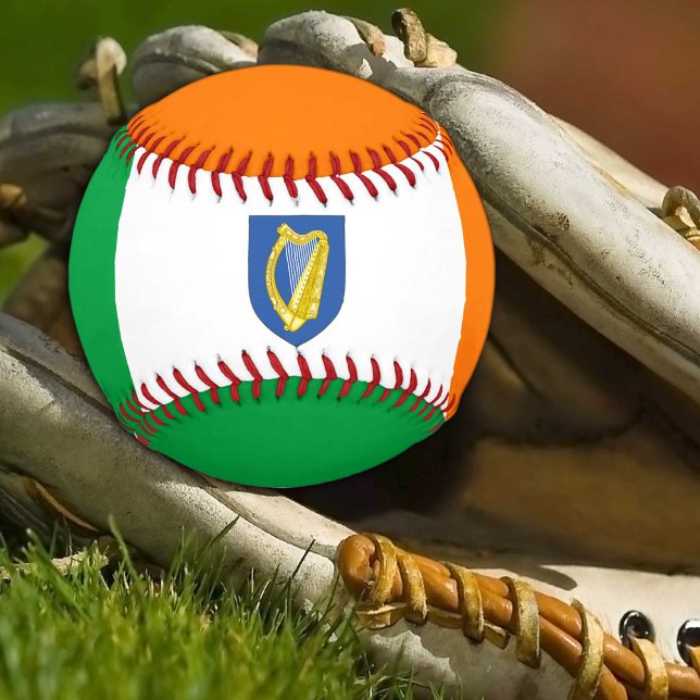 Balle De Baseball Drapeau irlandais & sports irlandais / Balls de ba (Créateur téléchargé)