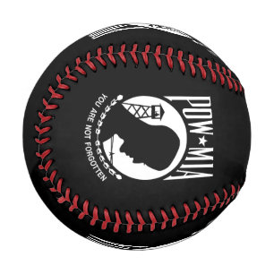 Balle De Baseball Drapeau POW MIA : Soldats disparus de la guerre du