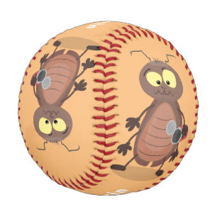 Balle De Baseball Drôle drôle de personnage de dessin animé de cafar