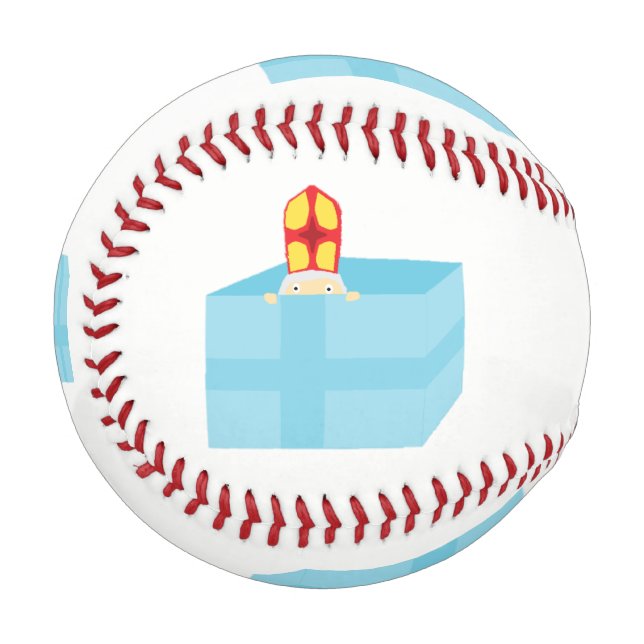 Balle De Baseball Drôle mignon St Nicholas Dutch Sinterklaas Kids Ar (Devant Gauche)