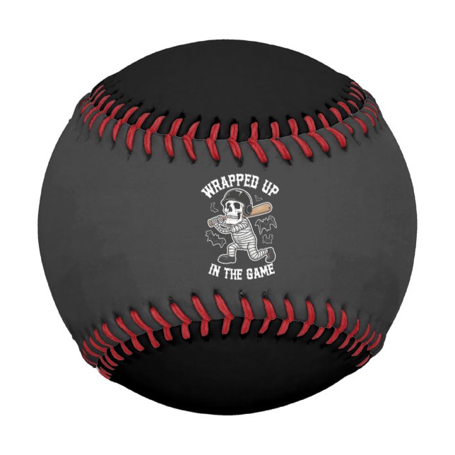 Balle De Baseball Enveloppé dans le jeu baseball Halloween (Devant)