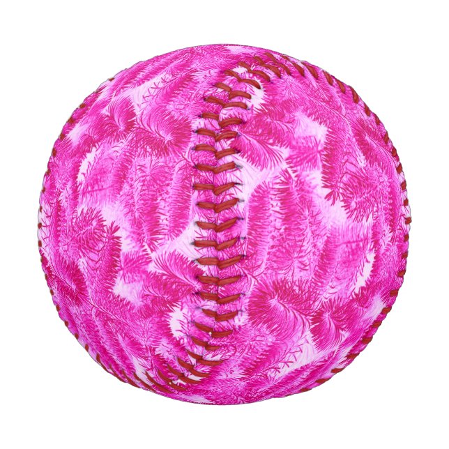 Balle De Baseball Épinette rose (Angle)