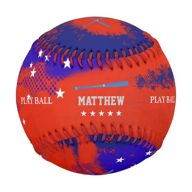 Balle De Baseball États-Unis chauve-souris et jouer le ballon person (Devant)