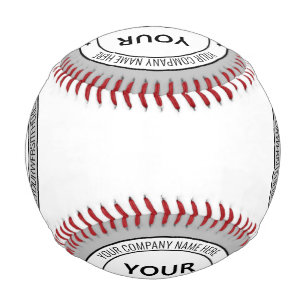 Balle De Baseball Exemple de logo et de baseball de texte personnali