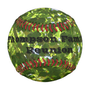 Balle De Baseball Famille Réunion Green Tree Feuilles Pique-nique d'