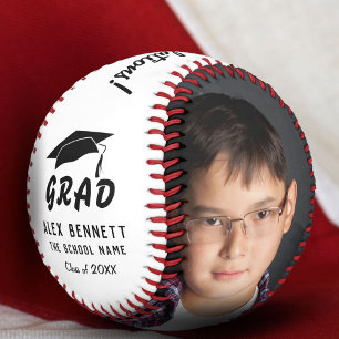 Balle De Baseball Félicitations modernes diplômé photo de remise des