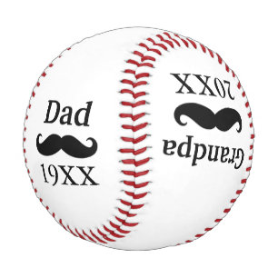 Balle De Baseball fête des pères papa grand-père bébé Faire-par