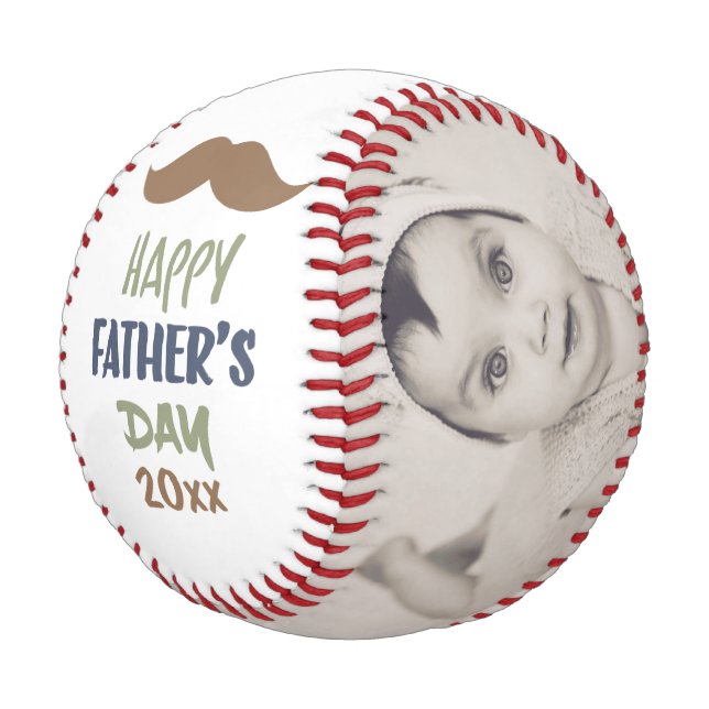 Balle De Baseball Fête des pères personnalisée sur mesure (Angle)