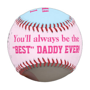 Balle De Baseball fête des pères Twins Pink Blue Photo Baseball