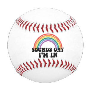 Balle De Baseball Fierté LGBT Sons Gay Je Suis En Arc-En-Ciel Gay