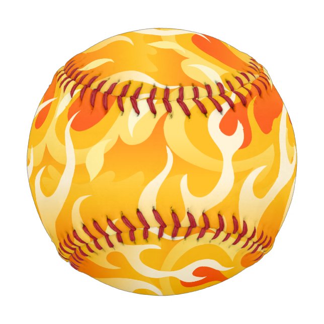 Balle De Baseball Flammes chaudes (Dos)
