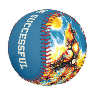 Balle De Baseball Fleur De Vie - Façons Colorées 5