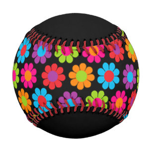 Balle De Baseball Flower Power