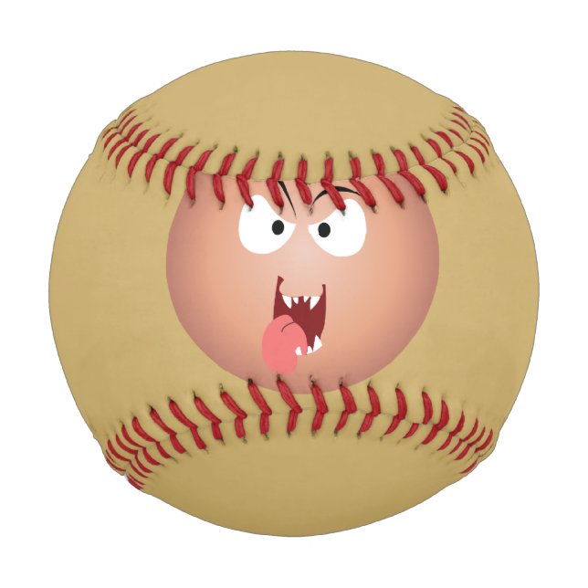 Balle De Baseball Fou Face Baseball (Dos)