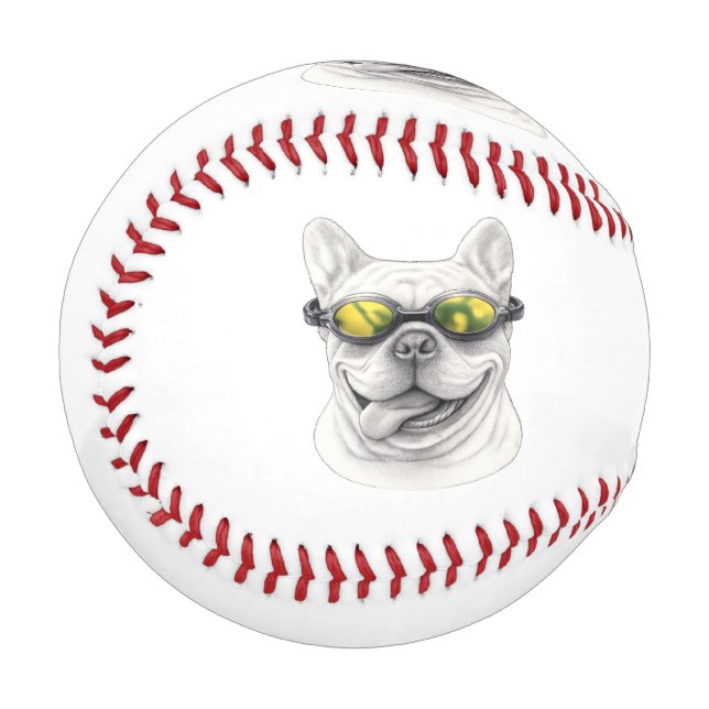 Balle De Baseball French Bulldog Baseball (Devant Gauche)