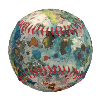 Balle De Baseball Funky Abstrait Baseball