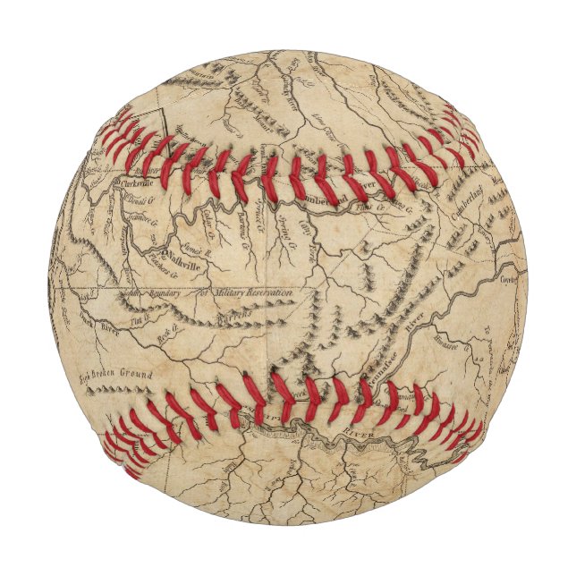Balle De Baseball Gouvernement du Tennessee (Devant)