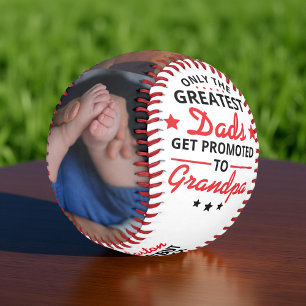 Balle De Baseball Grands papas promu à grand-père Personnalisé