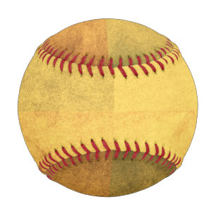 Balle De Baseball graphique à l'aquarelle grungy abstrait 2