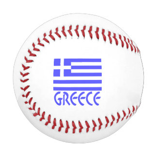 Balle De Baseball Grèce Pavillon bleu Personnalisation