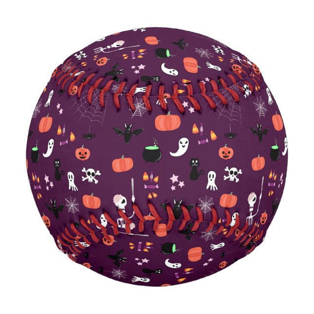 Balle De Baseball Halloween (Devant)