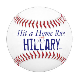Balle De Baseball Hit a Home Run avec Hillary par Grassrootsdesigns4