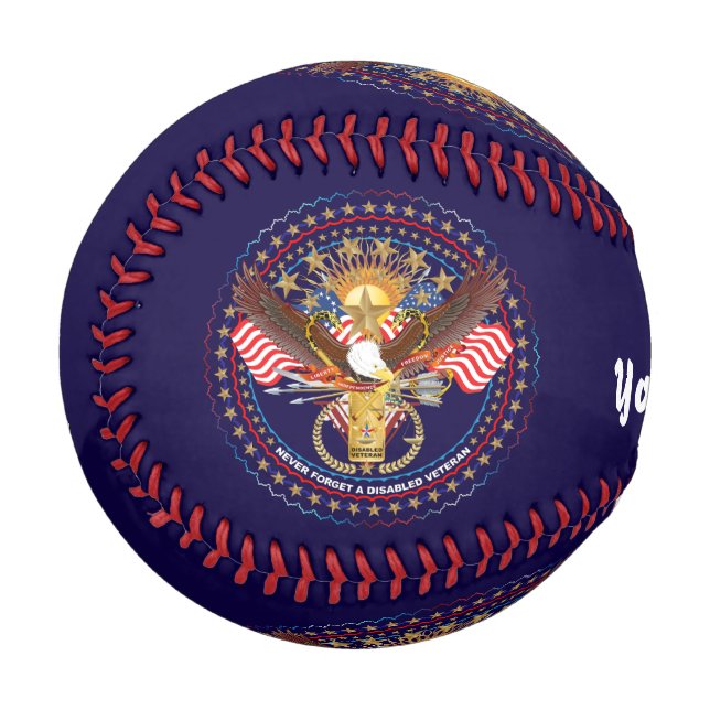 Balle De Baseball Hommage aux vétérans handicapés au baseball Premie (Dos Droite)