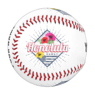 Balle De Baseball Honolulu City Hawaii États-Unis Vintage USA