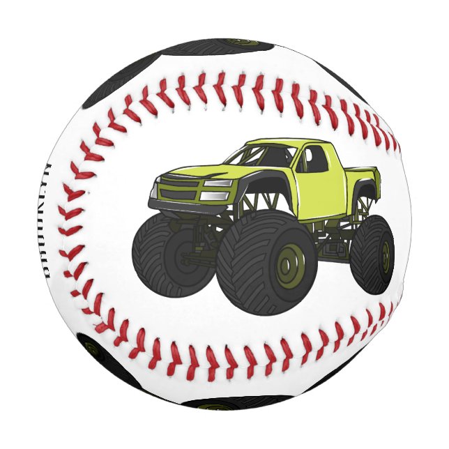 Balle De Baseball Illustration de camion monstre (Devant Gauche)