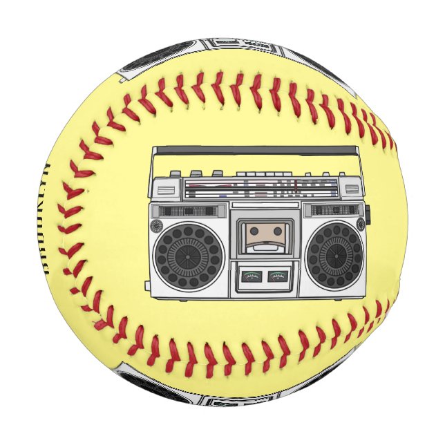 Balle De Baseball Illustration de la bande dessinée radio (Devant Gauche)