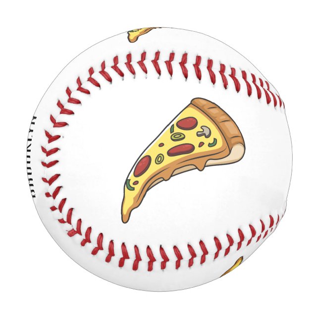 Balle De Baseball Illustration de la pizza (Devant Gauche)