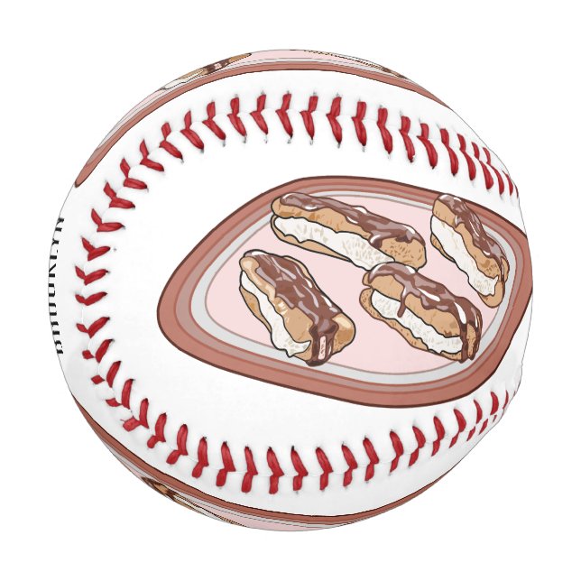 Balle De Baseball Illustration de l'éclair de chocolat (Devant Gauche)
