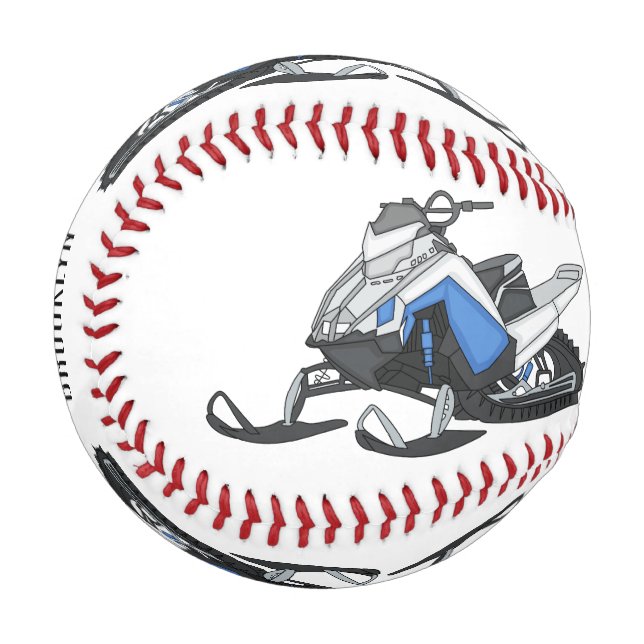 Balle De Baseball Illustration de motoneige (Devant Gauche)