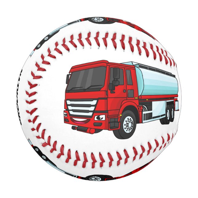 Balle De Baseball Illustration du transport de carburant par camion- (Devant Gauche)