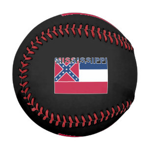 Balle De Baseball Indicateur Texte Mississippi
