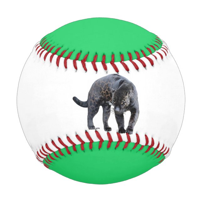 Balle De Baseball Jaguar Diablo baseball blanc et vert (Devant)