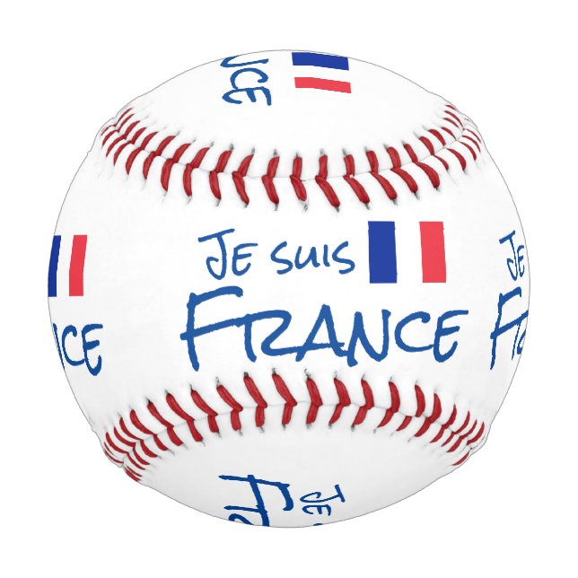 Balle De Baseball Je suis France Baseball (Devant)