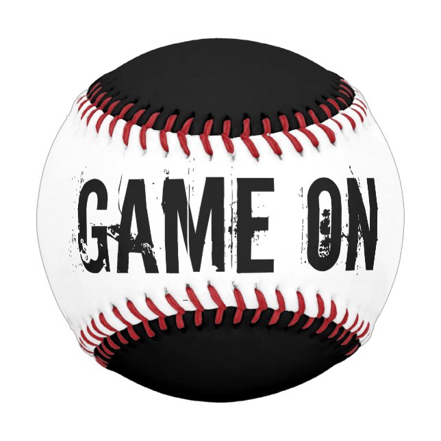 Balle De Baseball Jeu De Baseball Sur Baseball (Devant)