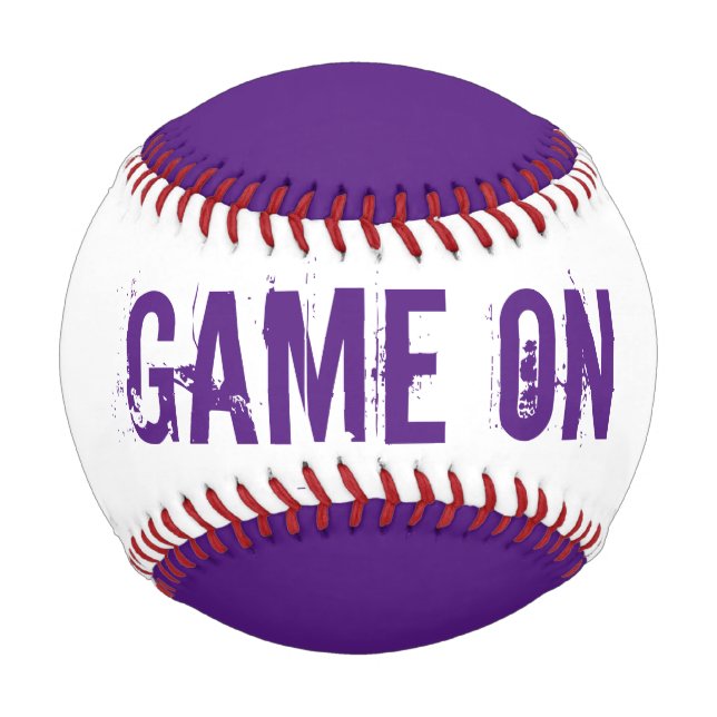 Balle De Baseball Jeu De Baseball Sur Baseball (Devant)