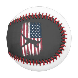 Balle De Baseball Joueur de baseball américain Drapeau USA Camo Patr