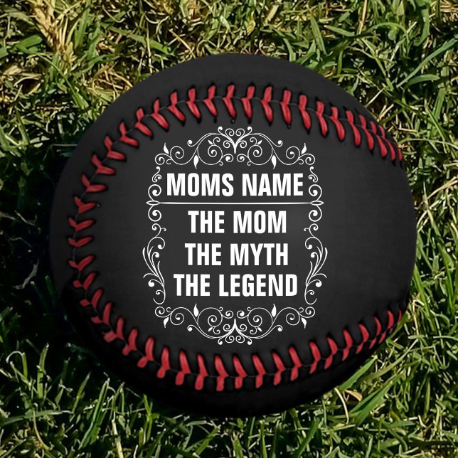 Balle De Baseball Journée des mères personnalisées (Créateur téléchargé)