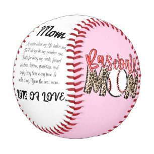 Balle De Baseball Joyeuse Fête des mères, maman de baseball