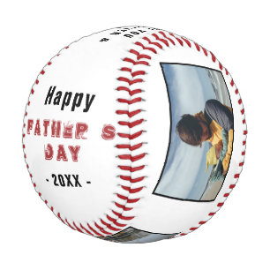 Balle De Baseball Joyeuse Fête des Pères Meilleur Papa 3 Collage de