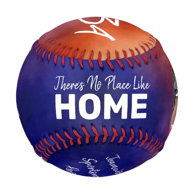 Balle De Baseball Keepsaké "Il n'y a pas d'endroit comme chez soi" P (Devant)