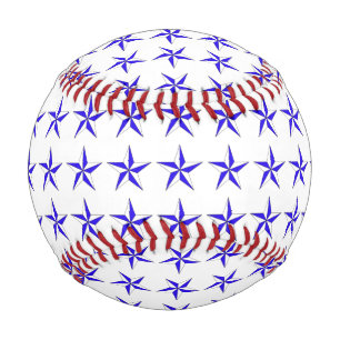 Balle De Baseball Le blanc bleu tient le premier rôle le base-ball