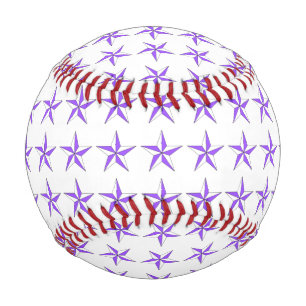 Balle De Baseball Le blanc pourpre tient le premier rôle le