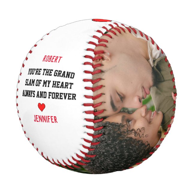 Balle De Baseball Le petit ami de Saint Valentin Photo Baseball (Angle)
